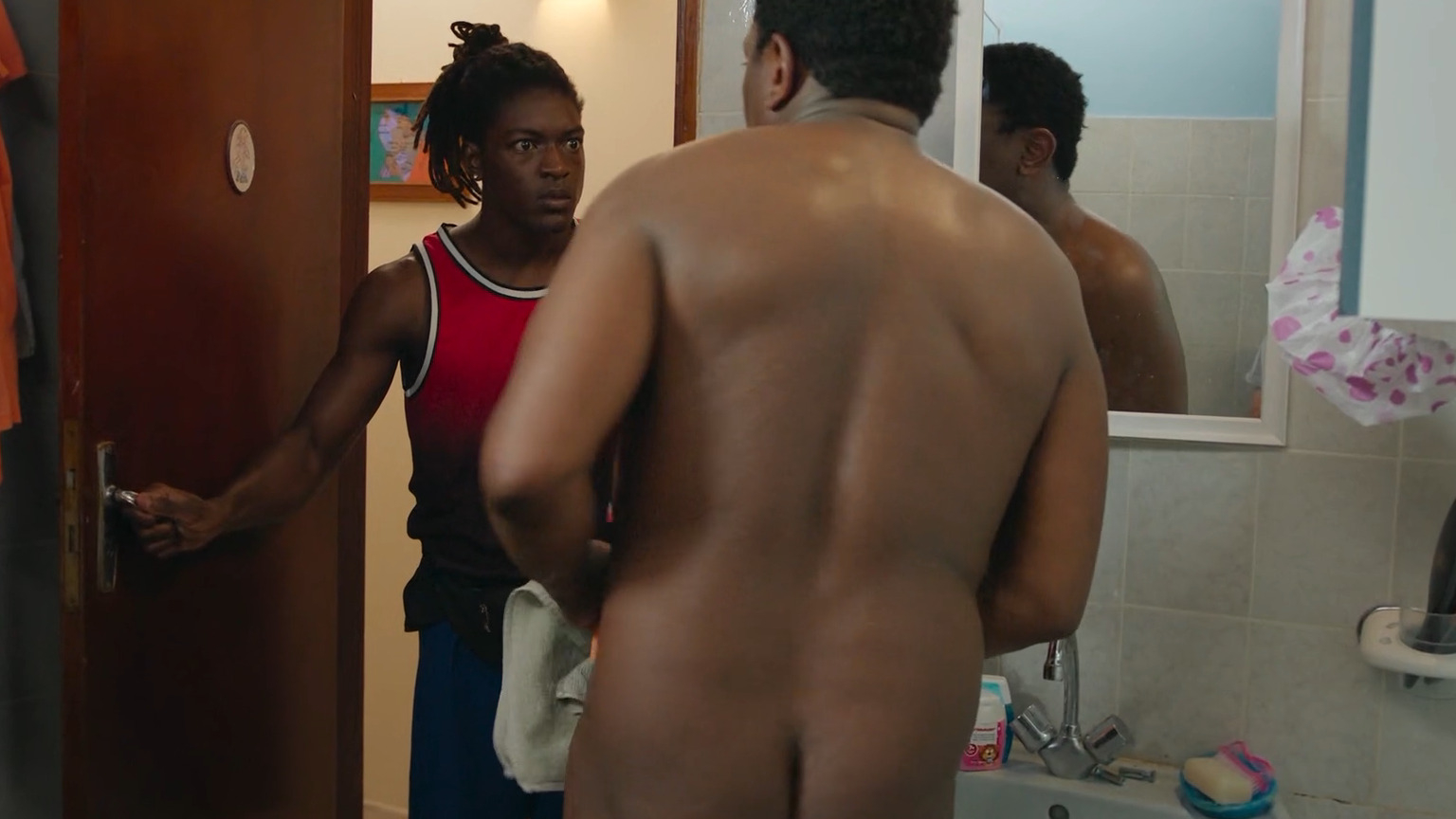 Mwanza Goutier Naked as Willy. Butt, Shirtless. 83727