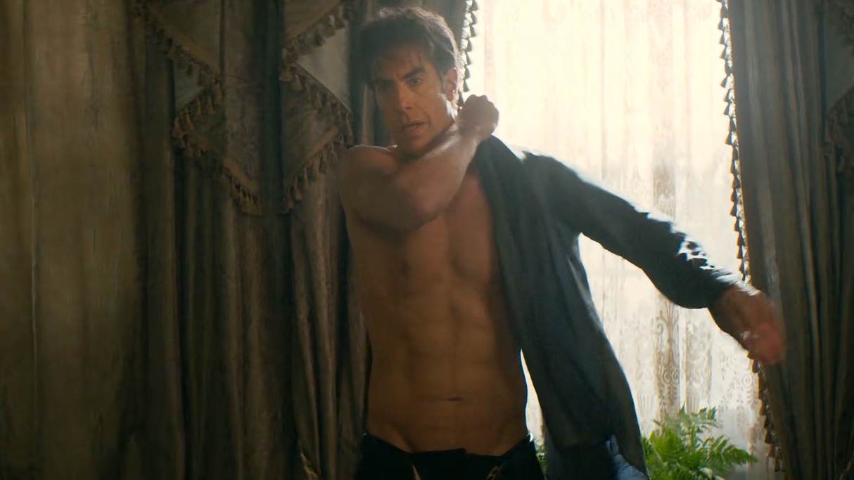 Sexiest Sacha Baron Cohen Scene in Ladies First. Shirtless, butt. 83941