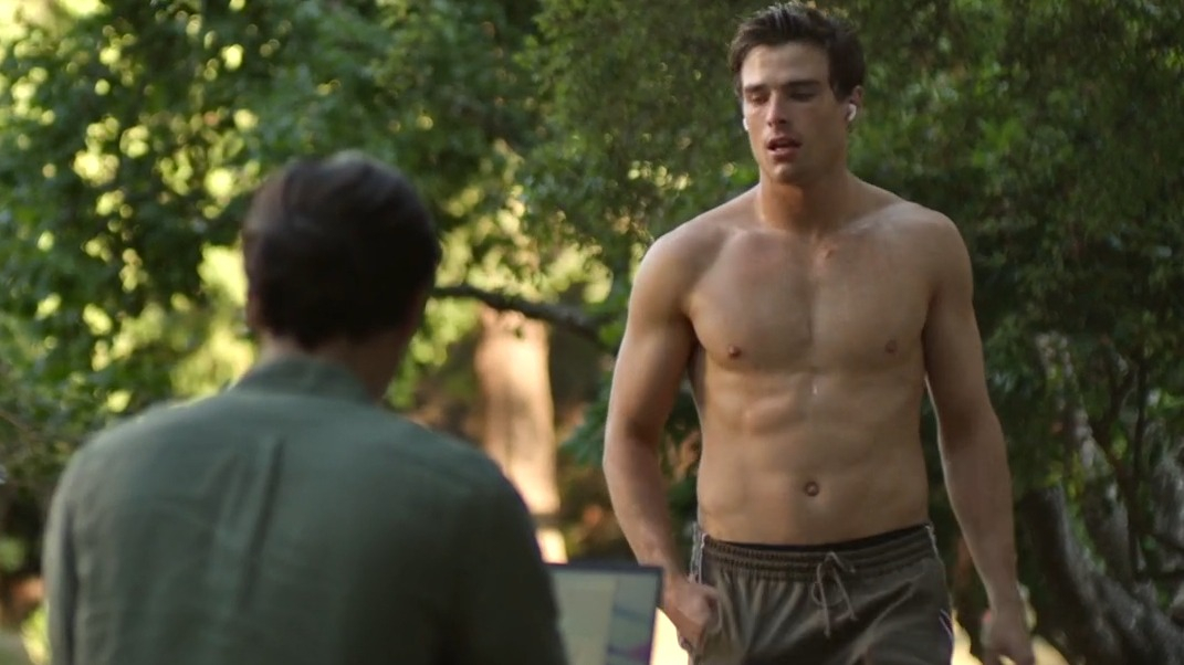 Hottest Michael Bradway Scene in Every Year After. Sexy, Shirtless, bathing suit, bulge. 84050