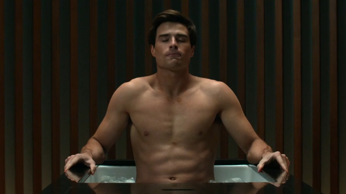 Hottest Michael Bradway Scene in Every Year After. Sexy, Shirtless, bathing suit, bulge. 84056