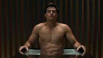 Hottest Michael Bradway Scene in Every Year After. Sexy, Shirtless, bathing suit, bulge. 84056