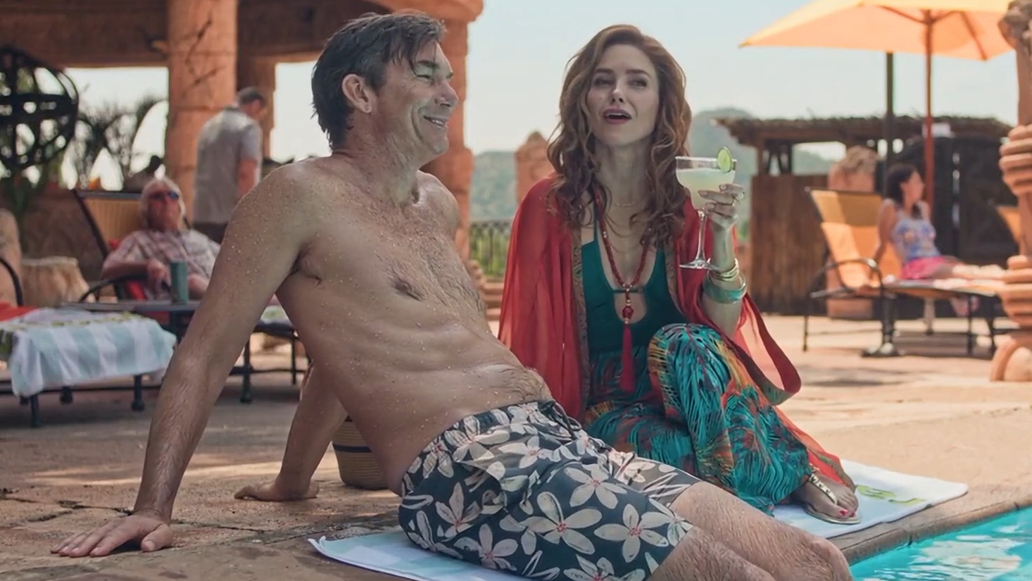 Hottest Jerry O'Connell Scene in Summer's Last Resort. Bathing Suit, Shirtless, sexy. 84158