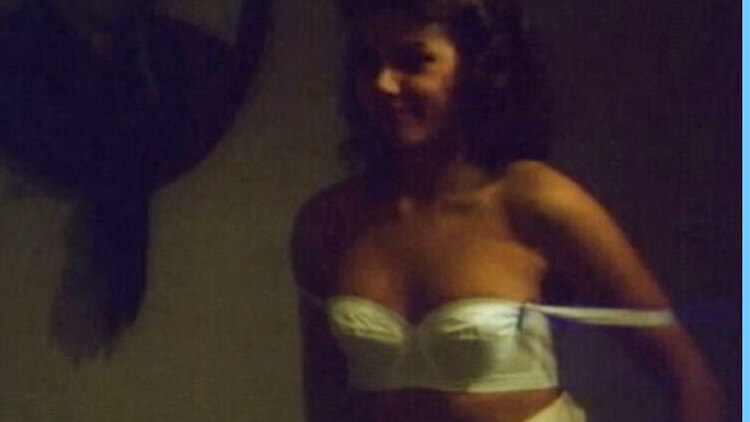 Sexiest Victoria Abril Scene in La colmena. Underwear, SFW, brunette. 572521