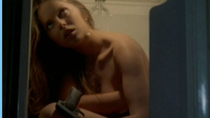 Short Night of  Glass Dolls's Sexiest Scenes with Barbara Bach. Sexy, covering breasts, gun. 585504