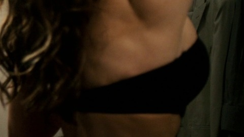 Krista Allen in The L.A. Complex (2012) Sexy Underwear Black Top Brunette 778907