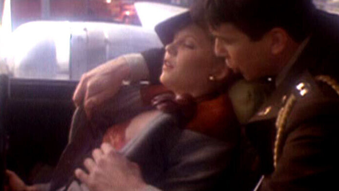 Sexiest Nancy Allen Scene in 1941. Underwear, car, fully clothed man. 534511