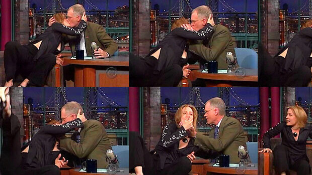 Late Show with David Letterman's Sexiest Scenes with Gillian Anderson. Sexy, SFW, brunette. 659388
