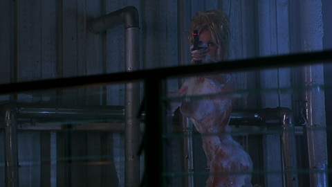 Pamela Anderson in Barb Wire (1996) Sexy Blonde Gun 694266