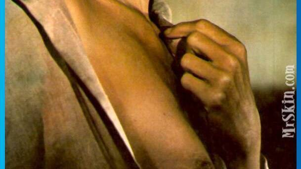 Ursula Andress Naked in Red Sun. Breasts, brunette, hard nipples. 557023
