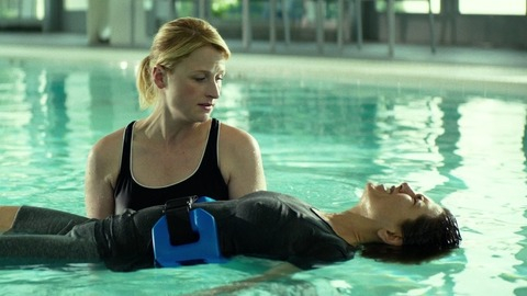 Jennifer Aniston in Cake (2014) Sexy Black One Piece Pool 760960