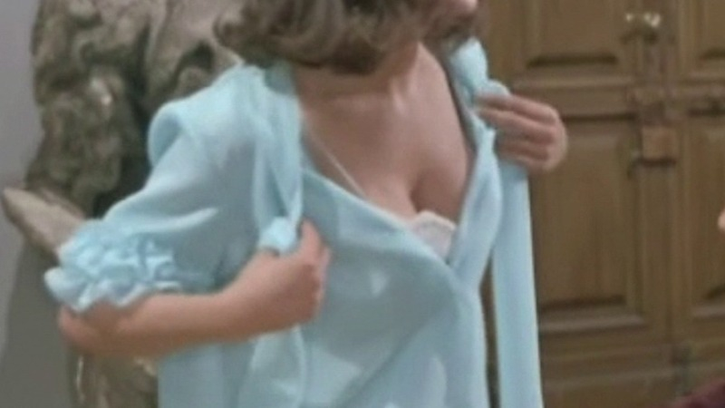 Sexiest Rosanna Scenes. Sexy, blue nightie, brunette. 777046