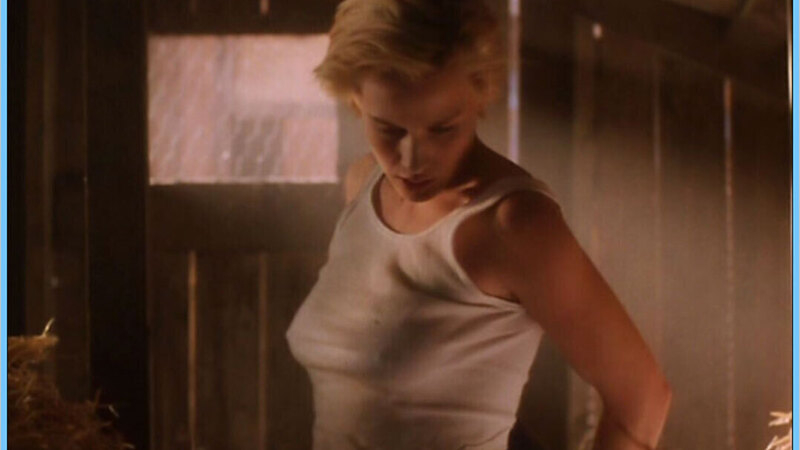 Hottest Patricia Arquette Scene in Tales from the Crypt. Sexy, blonde, nipples through shirt. 654170