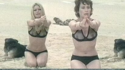 Hottest Brigitte Bardot Scene in Les novices. Bikini, beach, black bikini. 563612