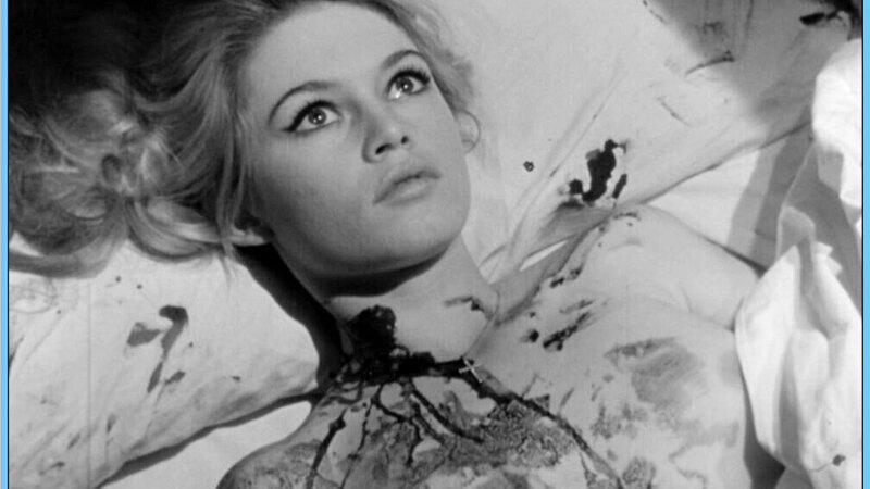 Brigitte Bardot Naked as Yvette Maudet. Breasts, black and white, blonde. 592029