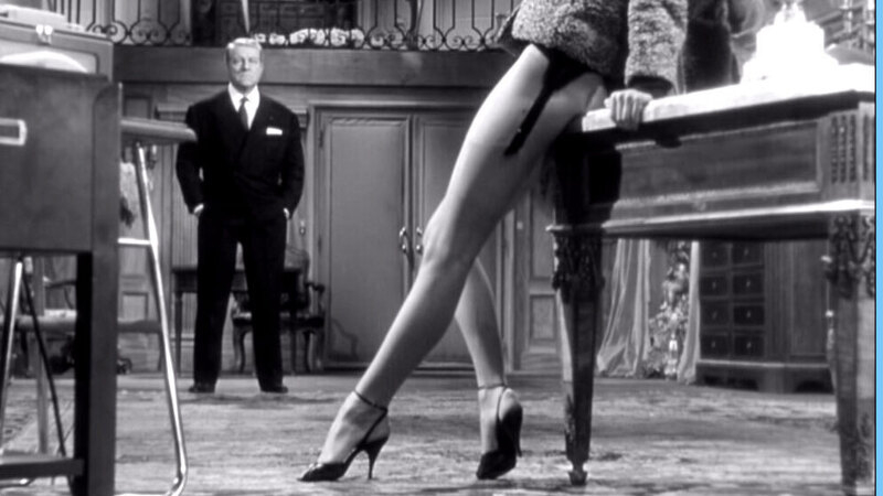 Hottest Brigitte Bardot Scene in En cas de malheur. Sexy, black and white, black high heels. 592028