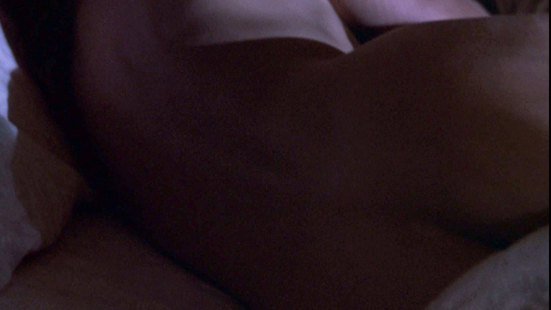 Ellen Barkin Naked in Sea of Love. Butt, back exposed, laying in bed. 713041