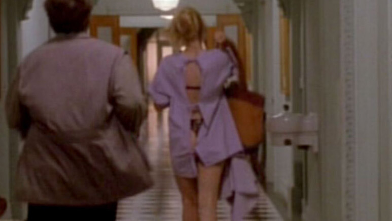 Sexiest Ellen Barkin Scene in Man Trouble. Thong, Underwear, SFW, hospital gown. 636403