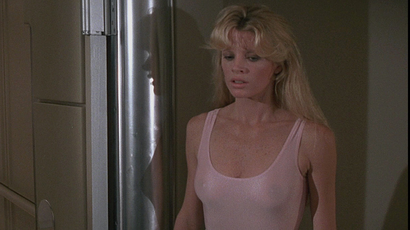 Sexiest Scenes of Domino Petachi from Never Say Never Again. Sexy, blonde, nipples through top. 688217