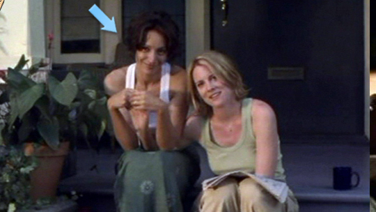 Sexiest Jennifer Beals Scene in The L Word. Sexy, Lesbian, brunette, collage. 660133