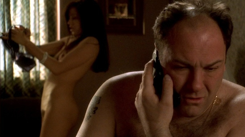 Leslie Bega Nude in The Sopranos. Breasts, Bush, brunette, couple. 750472