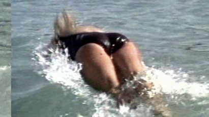 The Magus's Sexiest Scenes with Candice Bergen. Sexy, back exposed, black one piece. 557058