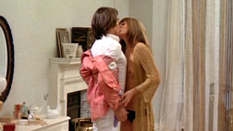 Jane Birkin Naked in May Morning. Breasts, black panties, kissing. 560011