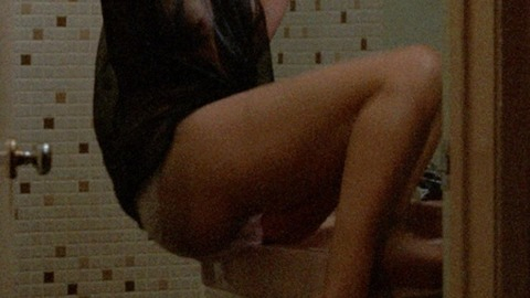 Karen Black in Five Easy Pieces (1970) Underwear Bathroom Breasts Through Sheer Top 767891