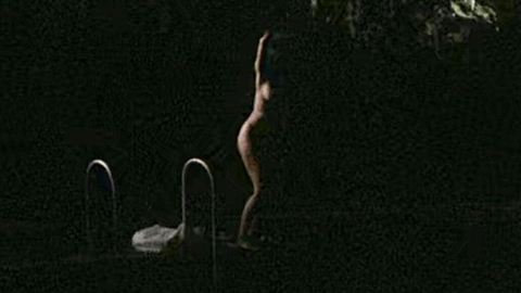 Hottest Karen Black Scene in Burnt Offerings. Sexy, Skinny Dipping, night swimming. 997034