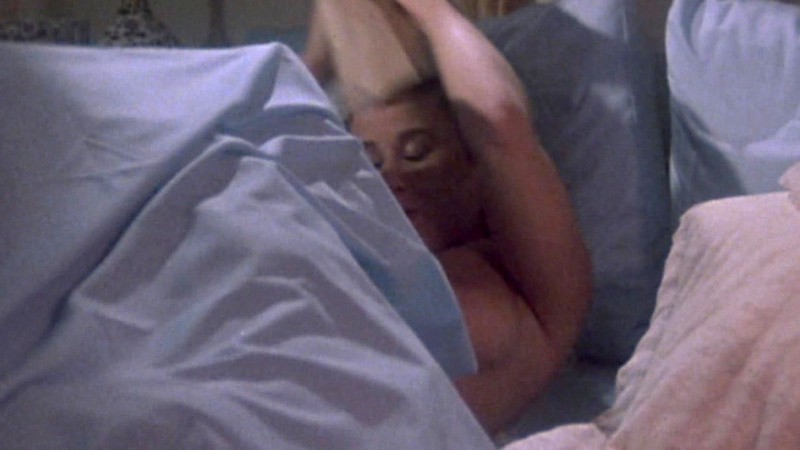 Linda Blair Nude in Night Patrol. Breasts, bag on head, in bed. 536104