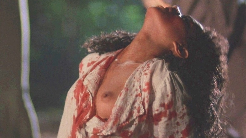 Epiphany Proudfoot from Angel Heart Naked. Breasts, black curly hair, bloody. 677483