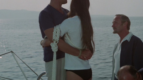 Carole Bouquet in For Your Eyes Only (1981) Bikini Bikini Black Bikini Bottoms 702944