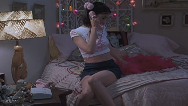 Sexiest Scenes of Betty Johnson from Susan's Plan. Bikini, black skirt, brunette. 557189