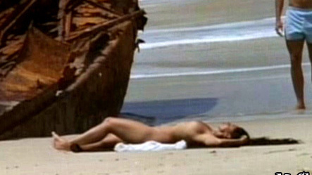 Sonia Braga Naked in Tieta do Agreste. Breasts, beach, beached boat. 559525