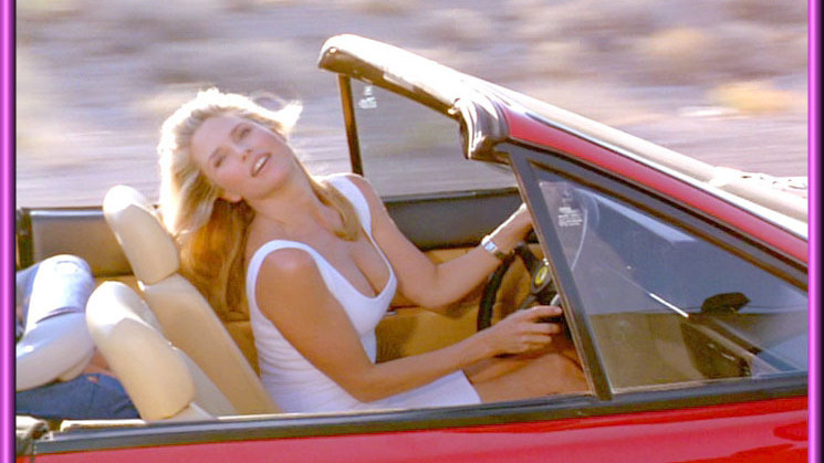 Hottest Woman in Ferrari Scenes. Sexy, big breasts, blonde. 573933