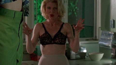Beth Broderick in Psycho Beach Party (2000) Sexy Underwear Black Underwear Blonde 770949