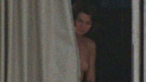 Geneviève Bujold in Coma (1978) Breasts Breasts Covered With Curtain 715228