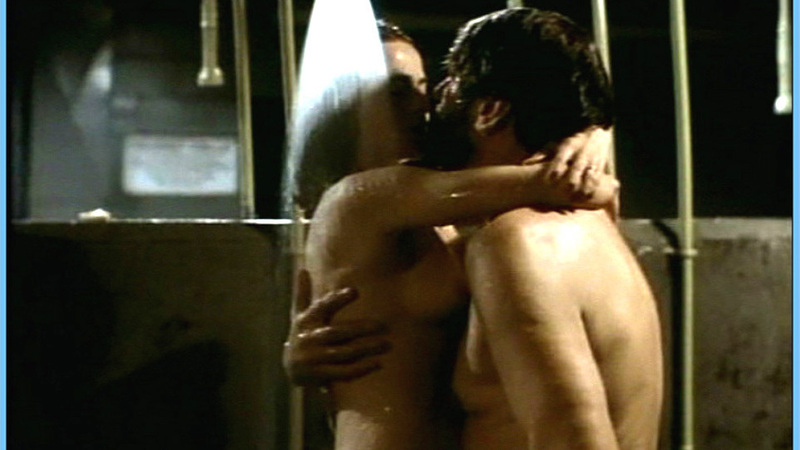 Helena Bonham Carter Nude in Margaret's Museum. Breasts, couple, kissing. 564328