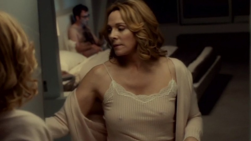 Sensitive Skin's Sexiest Scenes with Kim Cattrall. Sexy, SFW, camisole. 751488