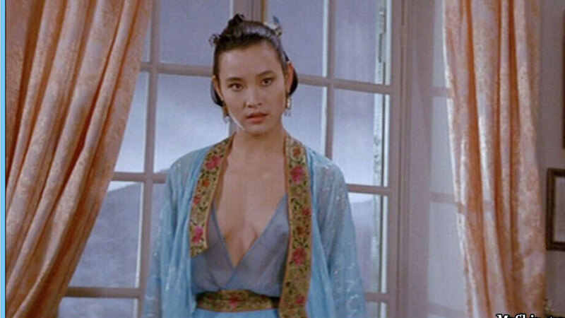 Sexiest Scenes of May-May from Tai-Pan. Sexy, Asian, blue robe. 537611