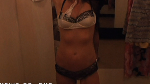 Claudia Christian in Look: The Series (2010) Underwear Brunette Changing Room 690936