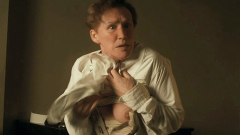 Glenn Close Nude as Albert Nobbs. Breasts, hard nipples, nude. 709862