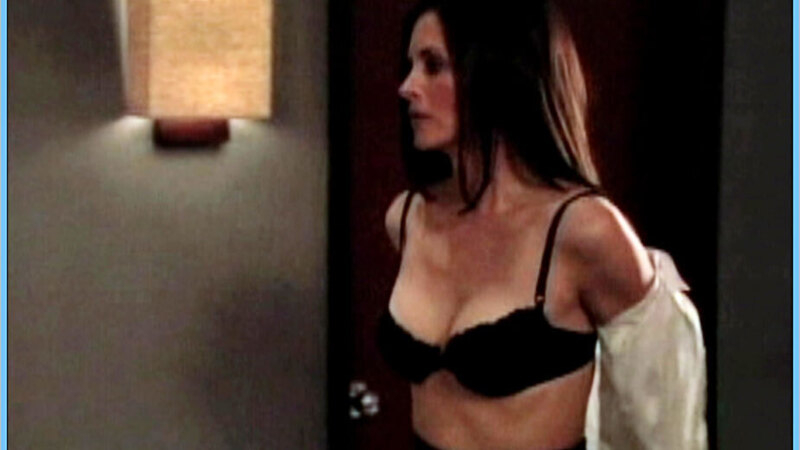Sexiest Courteney Cox Scene in Dirt. Underwear, SFW, black underwear. 664783