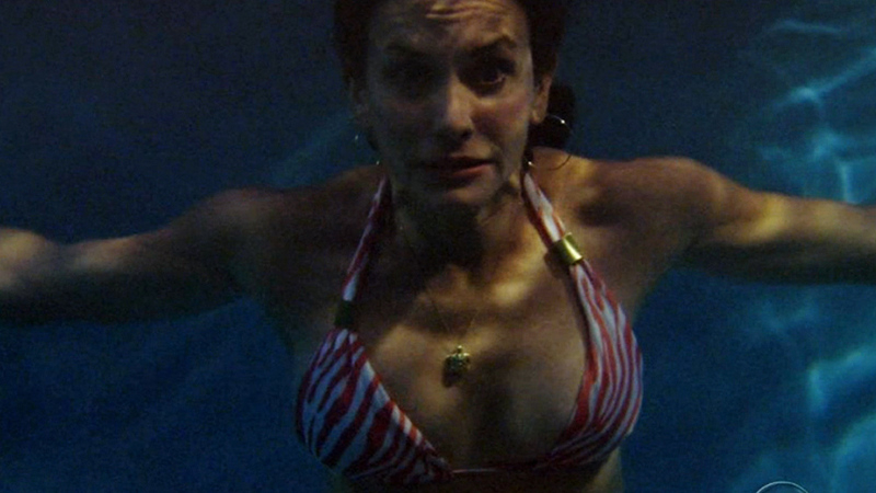 Cougar Town's Sexiest Scenes with Courteney Cox. Bikini, SFW, pool. 677370