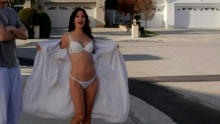 Hottest Courteney Cox Scene in Cougar Town. Underwear, SFW, flashing. 675512