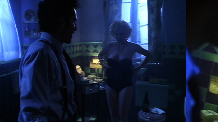 Ria Coyne Nude in Tales from the Crypt. Breasts, black corset, black lingerie. 670888