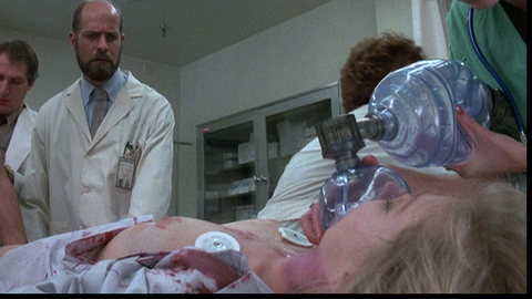 Barbara Crampton in Re-Animator (1985) Breasts Blonde Blood 714745