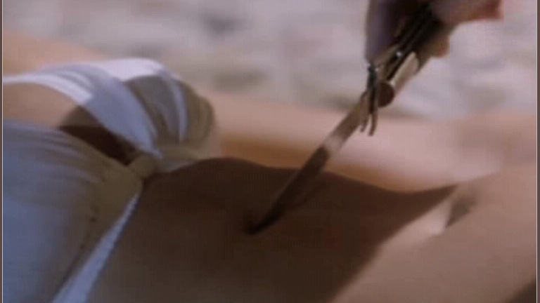 Sexiest Scenes of Bonnie from Kidnapped. Underwear, cleavage, knife. 538409