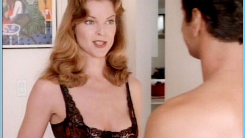 Sexiest Scenes of Kimberly Shaw from Melrose Place. Underwear, SFW, black bra. 653189