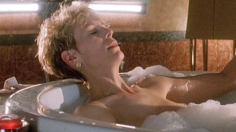 Jamie Lee Curtis in Mother's Boys (1994) Breasts Bath Bathtub 727311