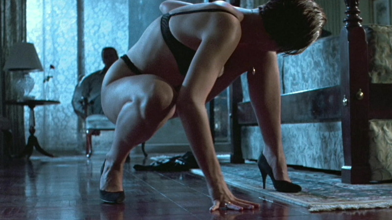 Sexiest Jamie Lee Curtis Scene in True Lies. Underwear, SFW, bedroom. 538567